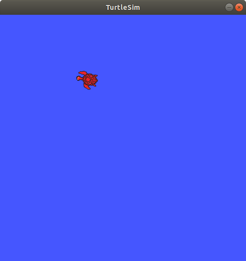 Figure 2.14 Turtlesim cleared