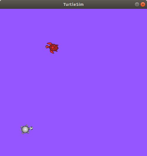 Figure 2.16 Turtlesim Purple