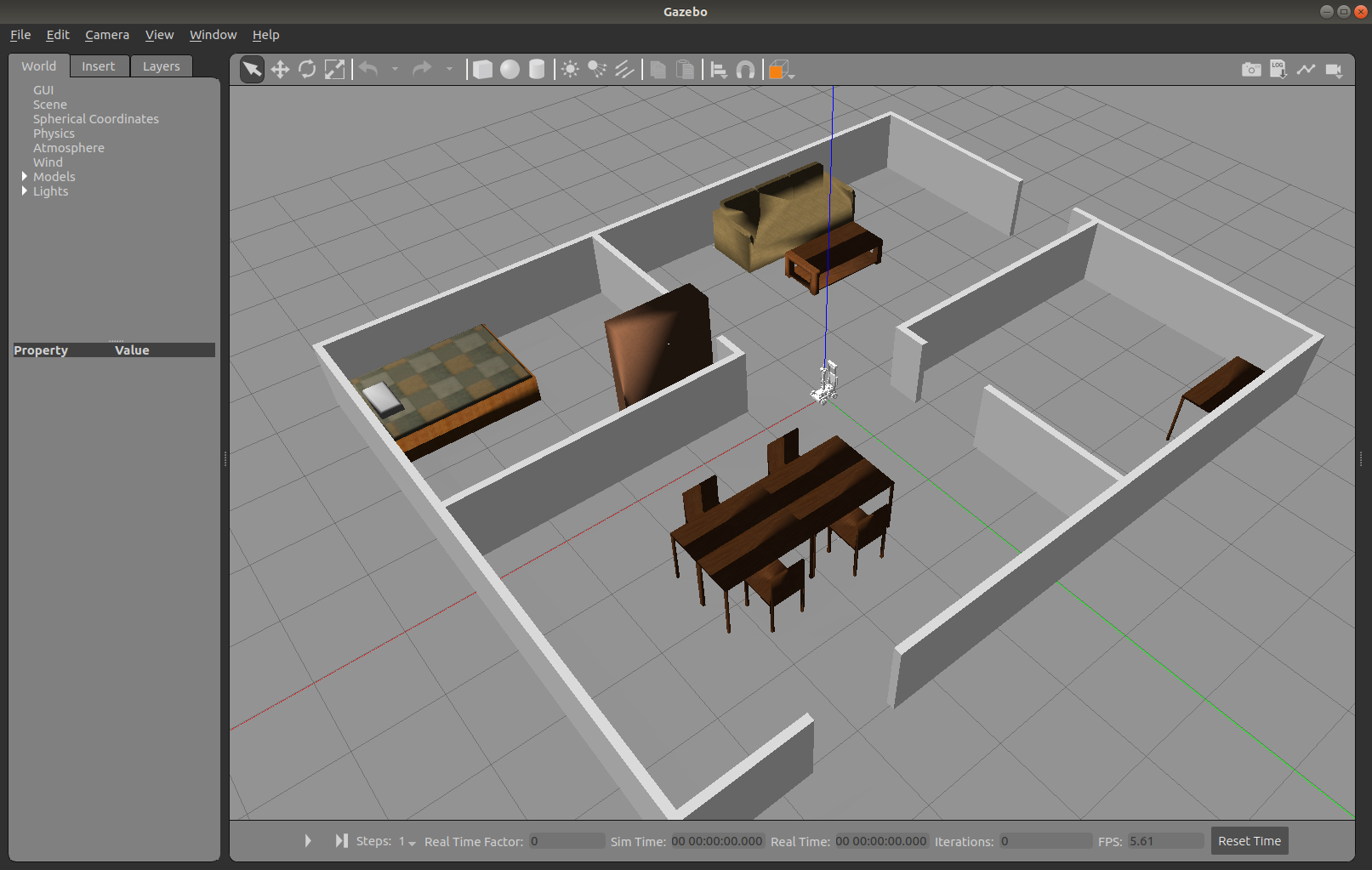 Figure 6.1 Gazebo Room