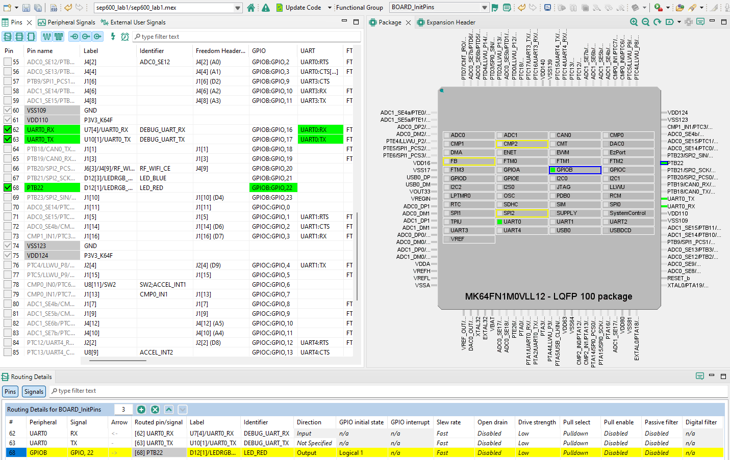 Figure 1.2 ConfigTools Pins