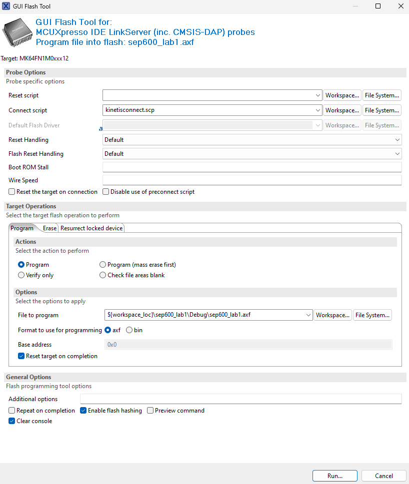 Figure 1.4 GUI Flash Tool