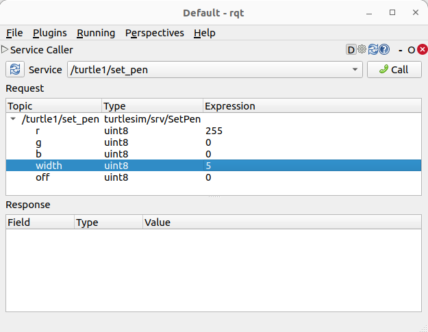 Figure 1.6 rqt set_pen