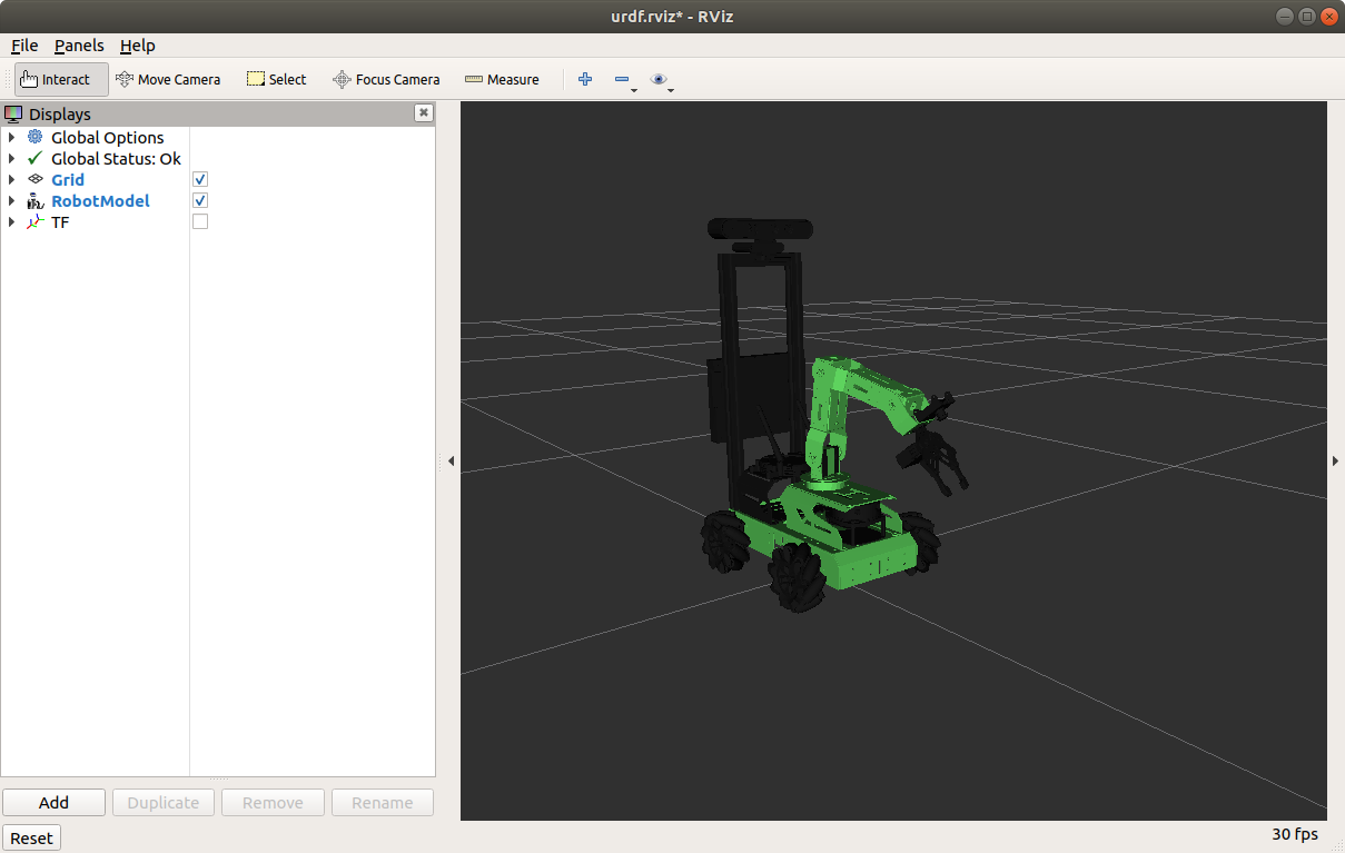 Figure 4.3 JetAuto in RViz