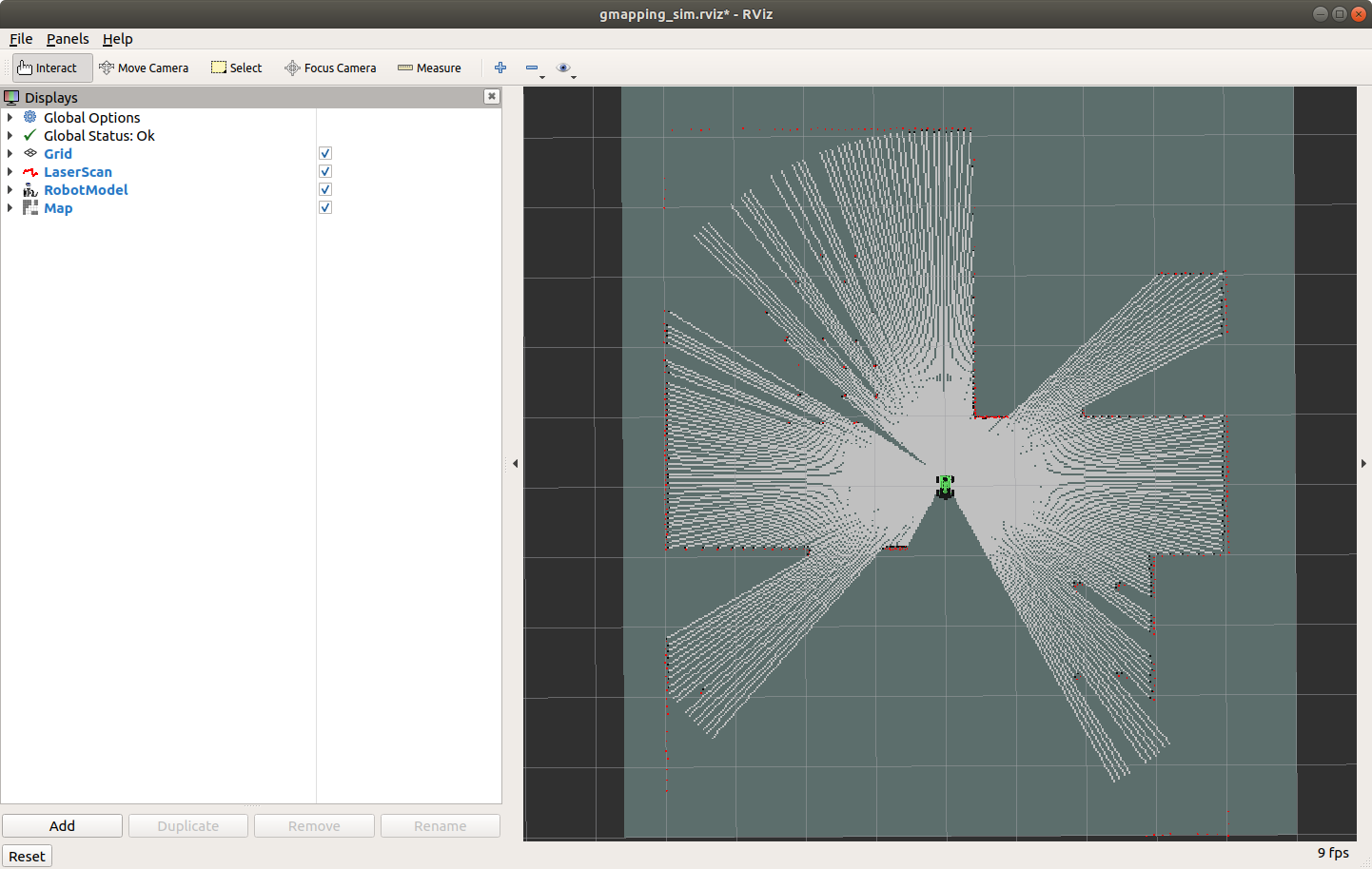 Figure 5.8 Gazebo Room Mapping