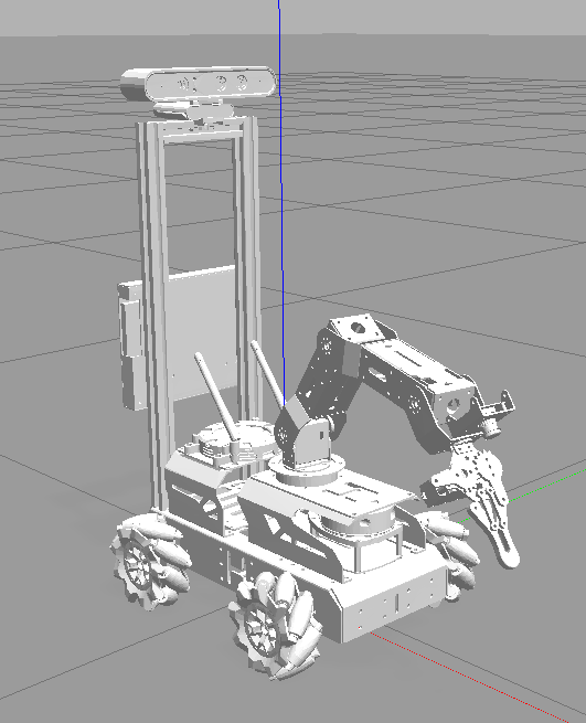 Figure 5.7 JetAuto MoveIt Planning Gazebo View