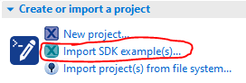 Figure 1.8 Import SDK Example