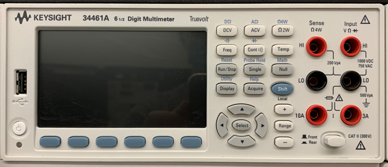 Figure 2.1 Keysight 34461A Digital Multimeter